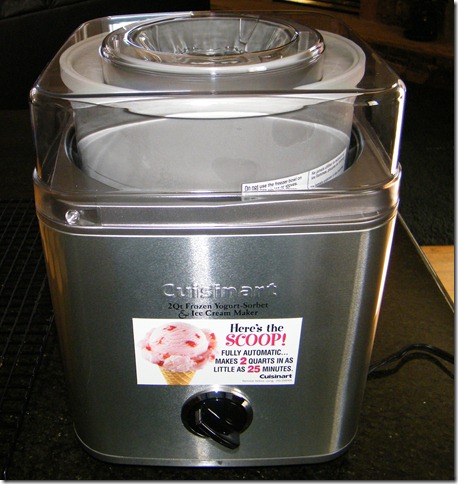 Baking And Boys!: Cuisinart Pure Indulgence 2 Quart Ice Cream Maker